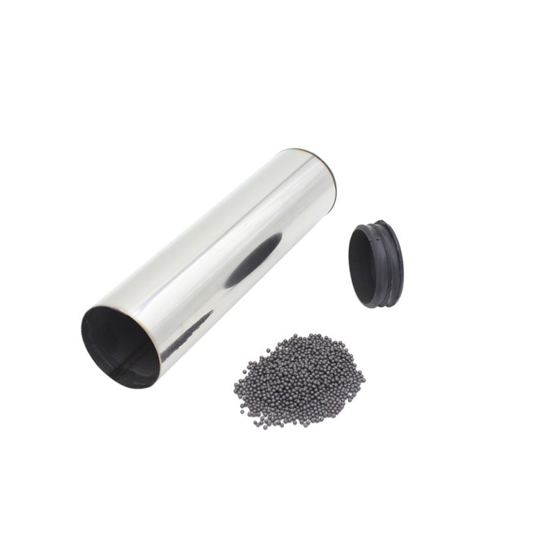 Professional Stainless Steel Cylinder Sand Shaker Rhythm Musical Instruments Metal Hand Percussion  