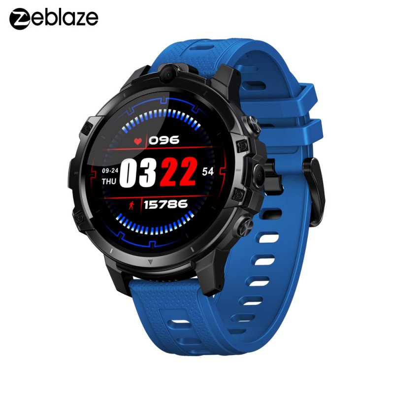 Original ZEBLAZE THOR 6 Octa Core 4GB+64GB Android10 OS 4G Global smart watch android smartwatch blue