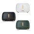 Flame Aroma Diffuser  Flame Humidifier with 3 Color Changing Lights USB Charging Square Aromatherapy Diffuser Dark Gray