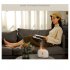 Flame Aroma Diffuser  Flame Humidifier with 3 Color Changing Lights USB Charging Square Aromatherapy Diffuser Dark Gray