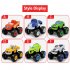 Flame Machine Car Toys Children Funny Big Foot Off road Vehicle Toys for Birthday Christmas Blue
