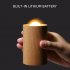 Flameless Candles Lights  Battery Operated LED Pillar Candles Flickering Light  TYPE C Charging Electric Candles Bedside Night Light  For Christmas Winter Home 