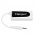 Flanger FC 21 Software Guitar Bass Effect Converter Adapter for Cell Phone iPhone iPad and Android Phone white FC 21