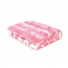 Flannel Throw Blanket Fuzzy Fluffy Cozy Soft Blanket for Couch Bed Sofa Pink