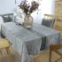 Flannelette Embroidery Table  Cloth Decorative Fabric Table Cover For Living Room Kitchen 90 90cm