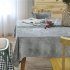 Flannelette Embroidery Table  Cloth Decorative Fabric Table Cover For Living Room Kitchen 130 200cm