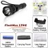 FlashMax X900 high performance Cree LED flashlight   This torchlight is extremely powerful  weatherproof  and comes with a battery and charger kit   free 