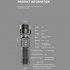 Flashlight High Lumens Rechargeable 1300 Lumens Flashlight Portable Tactical Flashlights For Camping Hiking Outdoor F430 flashlight  w t battery 