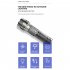 Flashlight High Lumens Rechargeable 1300 Lumens Flashlight Portable Tactical Flashlights For Camping Hiking Outdoor F430 flashlight  w t battery 