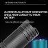 Flashlight High Lumens Rechargeable 1300 Lumens Flashlight Portable Tactical Flashlights For Camping Hiking Outdoor F430 flashlight  w t battery 