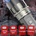 Flashlight High Lumens Rechargeable 1300 Lumens Flashlight Portable Tactical Flashlights For Camping Hiking Outdoor F430 flashlight  w t battery 