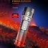 Flashlight High Lumens Rechargeable 1300 Lumens Flashlight Portable Tactical Flashlights For Camping Hiking Outdoor F430 flashlight  w t battery 