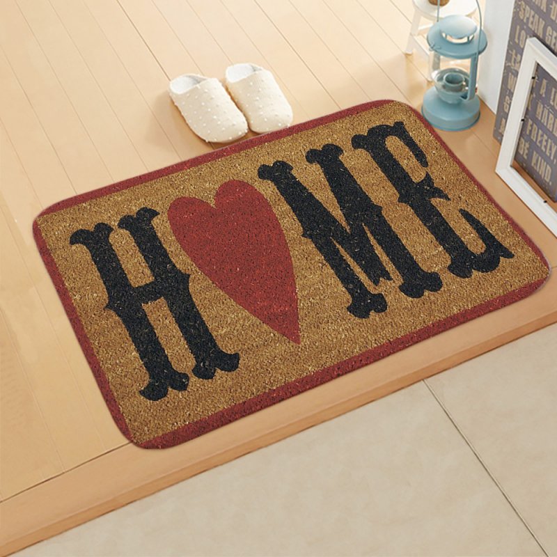 Wholesale Fleece Door Mat Letter Printed Doormat Anti Slip Entrance Floor Mats For Bedroom Bathroom Carpet Rug 40 60cm From China