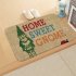 Fleece Door Mat Letter Printed Doormat Anti slip Entrance Floor Mats for Bedroom Bathroom Carpet Rug 40 60cm