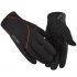 Fleece Gloves Autumn Winter Warm Gloves Elastic Non slip Gloves With Exposed Two Fingers Two finger dark gray One size
