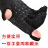 Fleece Gloves Autumn Winter Warm Gloves Elastic Non slip Gloves With Exposed Two Fingers Two finger light gray One size