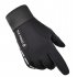 Fleece Gloves Autumn Winter Warm Gloves Touch screen Waterproof Elastic Non slip Gloves for cycling  black L