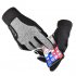 Fleece Gloves Autumn Winter Warm Gloves Touch screen Waterproof Elastic Non slip Gloves for cycling  black M