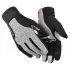 Fleece Gloves Autumn Winter Warm Gloves Touch screen Waterproof Elastic Non slip Gloves for cycling  black XL