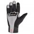 Fleece Gloves Autumn Winter Warm Gloves Touch screen Waterproof Elastic Non slip Gloves for cycling  gray XL
