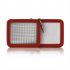 Flexible Carrying Case Protector Cover Silicone Sleeve Compatible For Going 2 Go2 Bluetooth Speaker red