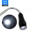 Flexible Head Flashlight Hose Lamp Telescopic Magnet Torch Light Pick Up Tool black