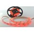 Flexible Multicolor Stick On LED Strip with 150 LED lights  self adhesive tape  remote control  splash proof against most indoor mishaps  perfect for indoor use