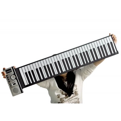 Flexible Roll Up Synthesizer Keyboard Piano with Soft Keys