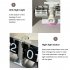 Flip Clock  Flip Down Clock With Non slip Mat  Rotary Switch  Big Digital Design Retro Automatic Turning Desk Clock For Home  Living Room  Office All black 24 h