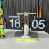 Flip Clock  Flip Down Clock With Non slip Mat  Rotary Switch  Big Digital Design Retro Automatic Turning Desk Clock For Home  Living Room  Office All black 24 h