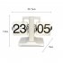 Flip Clock  Flip Down Clock With Non slip Mat  Rotary Switch  Big Digital Design Retro Automatic Turning Desk Clock For Home  Living Room  Office All black 24 h