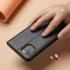 Flip Phone Case Magnetic Protective Cover Leather Sleeve Black for iPhone 14 Pro