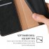 Flip Phone Case Magnetic Protective Cover Leather Sleeve Black for iPhone 14 Pro