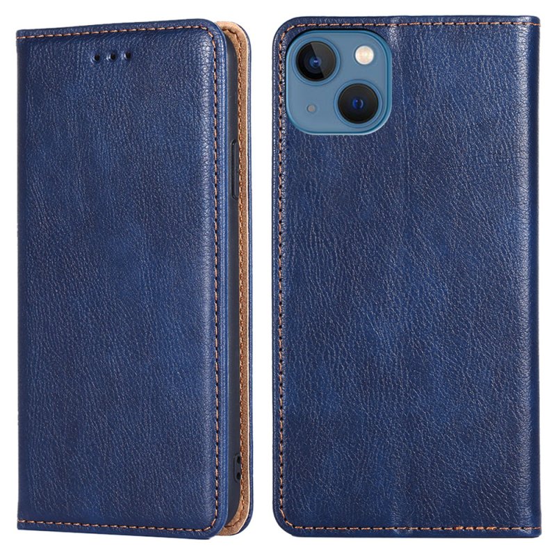 Flip Phone Case Magnetic Protective Cover Leather Sleeve for iPhone 14 Series