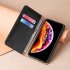 Flip Phone Case Magnetic Protective Cover Leather Sleeve Blue for iPhone 14 Plus