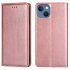 Flip Phone Case Magnetic Protective Cover Leather Sleeve Blue for iPhone 14ProMax