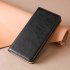 Flip Phone Case Magnetic Protective Cover Leather Sleeve Blue for iPhone 14ProMax