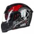 Flip up Dual Lenses Antifogging Full Face Coverage Motorcycle Motorbike Riding Helmet for Men White and green M