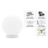 Floating LED Light with 16 Colors  Remote Controlled  20cm Diameter   Let this light ball float in your pond  swimming pool or just place it in the garden