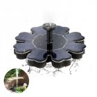 Floating Solar Fountain Flower shape Water Pump for Outdoor Birdbath Pool Garden Decoration