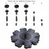 Floating Solar Fountain Flower shape Water Pump for Outdoor Birdbath Pool Garden Decoration