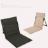 Floor Chair Foldable Seat Best Chair Comfortable Back Support Beach Cushion Lightweight For Outdoor Camping brown