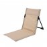 Floor Chair Foldable Seat Best Chair Comfortable Back Support Beach Cushion Lightweight For Outdoor Camping brown