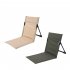 Floor Chair Foldable Seat Best Chair Comfortable Back Support Beach Cushion Lightweight For Outdoor Camping brown