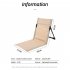 Floor Chair Foldable Seat Best Chair Comfortable Back Support Beach Cushion Lightweight For Outdoor Camping brown