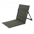 Floor Chair Foldable Seat Best Chair Comfortable Back Support Beach Cushion Lightweight For Outdoor Camping ArmyGreen