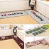 Floor Mat Simple Printing Kitchen Carpet House Doormat Anti Slip Absorbent Rug for Kitchen Living Room  Plate fork brown bottom 50X80cm