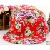 Floral Flower Snapback Adjustable Fitted Men s Women s Hip Hop Cap Hat Headwear