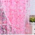 Floral Offset Printing Window Curtain Tulle for Bedroom Living Balcony Decorative Shading Pink W 140cm   H 240cm