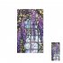 Floral Stained Glass Window Film UV Blocking Heat Insulation Violet Pattern Static Window Clings For Window Glass Decorations 45 x 100cm